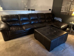 Leather sectional/Sofa