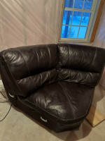 Leather sectional/Sofa