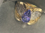 Tanzanite Ring Large Center Stone