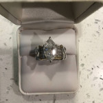 Custom Design 3.07 Carat Center Stone…Marquise Cut  GIA Certified