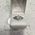Custom Design 3.07 Carat Center Stone…Marquise Cut  GIA Certified