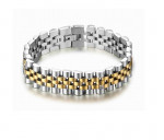 Mens Stainless Steel Rolex Style Presidential Jubilee Bracelet