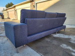 Scandinavian Designs 3 PC Gray Sectional Sofa- Free Delivery