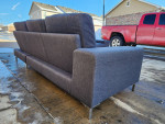 Scandinavian Designs 3 PC Gray Sectional Sofa- Free Delivery