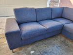 Scandinavian Designs 3 PC Gray Sectional Sofa- Free Delivery