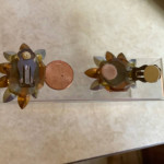 Rhinestone earrings