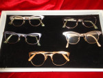 Set of 5 12 KT Gold Filled Eyeglasses>1960s/1970s/Excellent