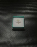 Diamond Heart Ring 9/10 ct Brand New