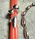 Designer 925 Silver Necklace and matching set