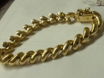 14k Rolo Designer Italy Bracelet 7.5" in Length