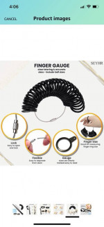 Ring Sizer Measuring Tool Set- NEW in box