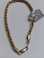 14k Yellow Gold Helical Rope Designer Bracelet by BB