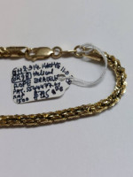 14k Yellow Gold Helical Rope Designer Bracelet by BB