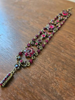 Red Rhinestone Bracelet
