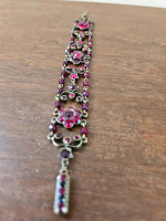 Red Rhinestone Bracelet