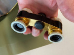 Gold Carl Zeiss Diadem Opera Theater Glasses Mother Of Pearl Binocular