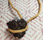 VERY RARE Grade A Quality Prophecy Stone Handwoven Necklace