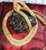 VERY RARE Grade A Quality Prophecy Stone Handwoven Necklace