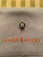 James Avery Retired 3D Silver Birdhouse Charm