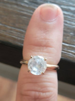 3 Ring 18K Rose Gold Bridal Set. New Without Tags. Size 5.25
