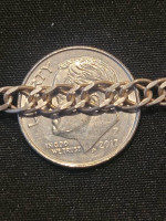 Men's or Women's Sterling Silver 18 in. Fancy Double Round Link Chain