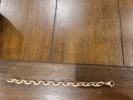 Estate Vermeil Gold over Sterling Silver Oval Link Bracelet