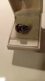 1981 GREENLAKE HIGH SCHOOL RING 7 1/2