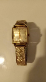 MEN'S CLINTON SWISS 17J AUTOMATIC 10KRGP BEZEL
