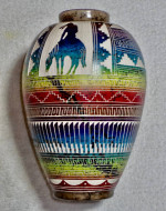 Hand Made Navajo Pottery Vase by Hilda Whitegoat