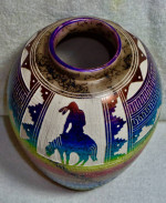 Hand Made Navajo Pottery Vase by Hilda Whitegoat