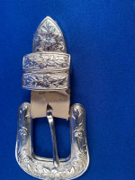Western 4 Silver Piece Buckle Set (NEW) Best Offer