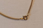 Genesis 31:49 Half Medallion Pendant Marked 14K GF PPC OBO