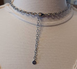 Stella and Dot Black with Smokey Rhinestone Statement Necklace OBO