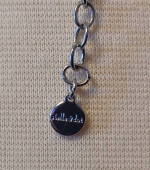 Stella and Dot Black with Smokey Rhinestone Statement Necklace OBO