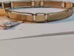 14k Yellow Gold Mens Vercace Grela Designer Bracelet 8.35" in Length