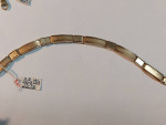 14k Yellow Gold Mens Vercace Grela Designer Bracelet 8.35" in Length