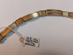 14k Yellow Gold Mens Vercace Grela Designer Bracelet 8.35" in Length