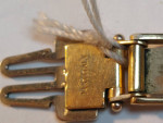 14k Yellow Gold Mens Vercace Grela Designer Bracelet 8.35" in Length