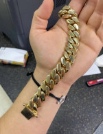 Miami Gold Cuban Link Bracelet