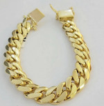 Gold Cuban Link Bracelet
