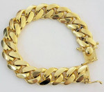 Gold Cuban Link Bracelet