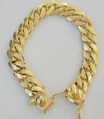 Gold Cuban Link Bracelet