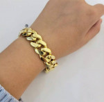 Gold Cuban Link Bracelet