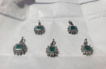 Genuine Colombian Emerald Pendants
