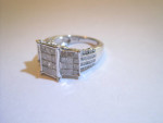 10K Gold Diamond Ring Wedding / Engagement size 6.25 Excellent cond