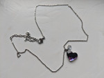 Swarovski Crystal Heart and Butterfly Necklace