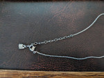 Swarovski Crystal Heart and Butterfly Necklace