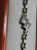 14k White Gold Diamond 1.0ctw 7.5"in Length