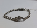 14k White Gold Diamond 1.0ctw 7.5"in Length