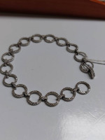 14k White Gold Diamond 4.04ctw 7.5" in Length